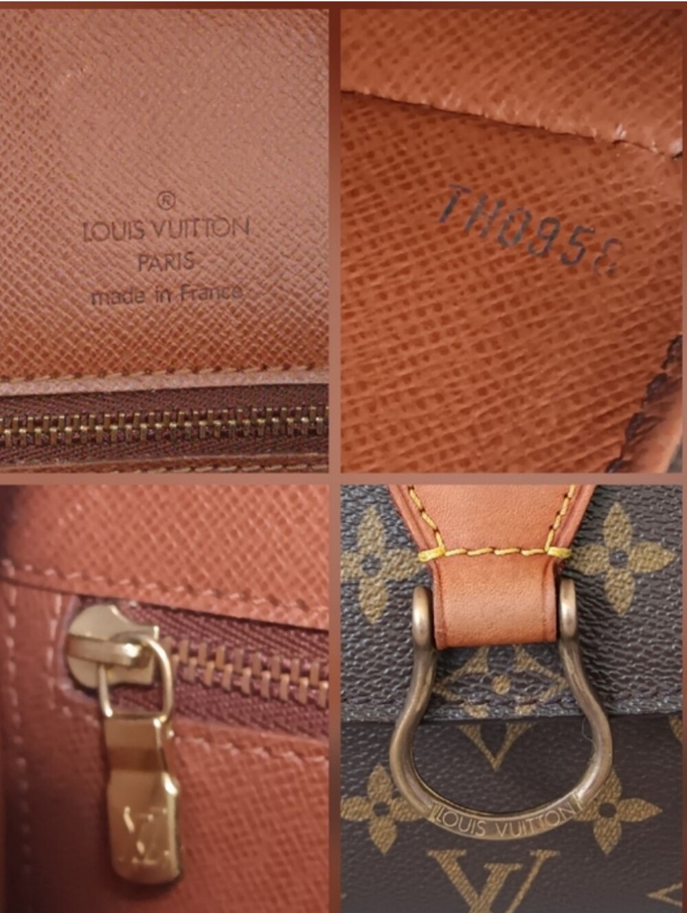 Louis Vuitton Saint Cloud GM Monogram Crossbody Vintage 1998 ✨ COA - Picture 14 of 16